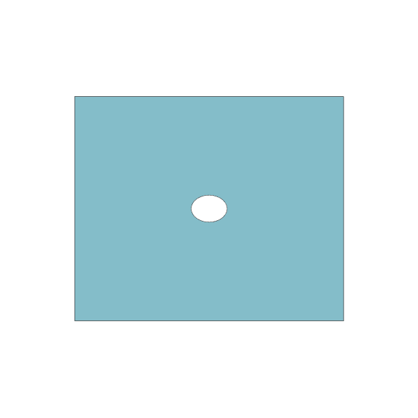 Oppdekking Hullduk u/lim 50x60cm