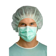 Munnbind BARRIER II grønn m/ørestrikk