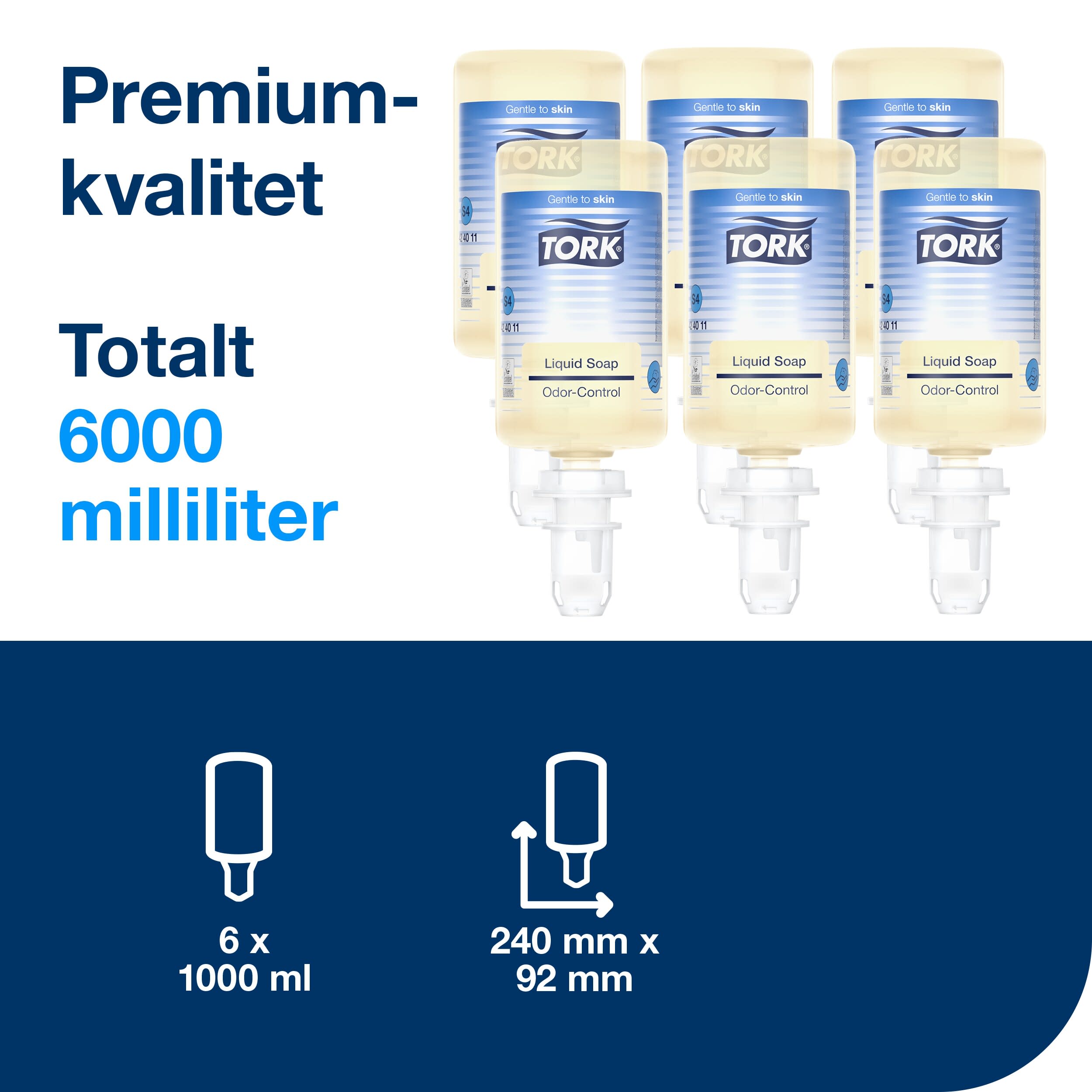 Håndsåpe Tork Odor-Control S4 1l