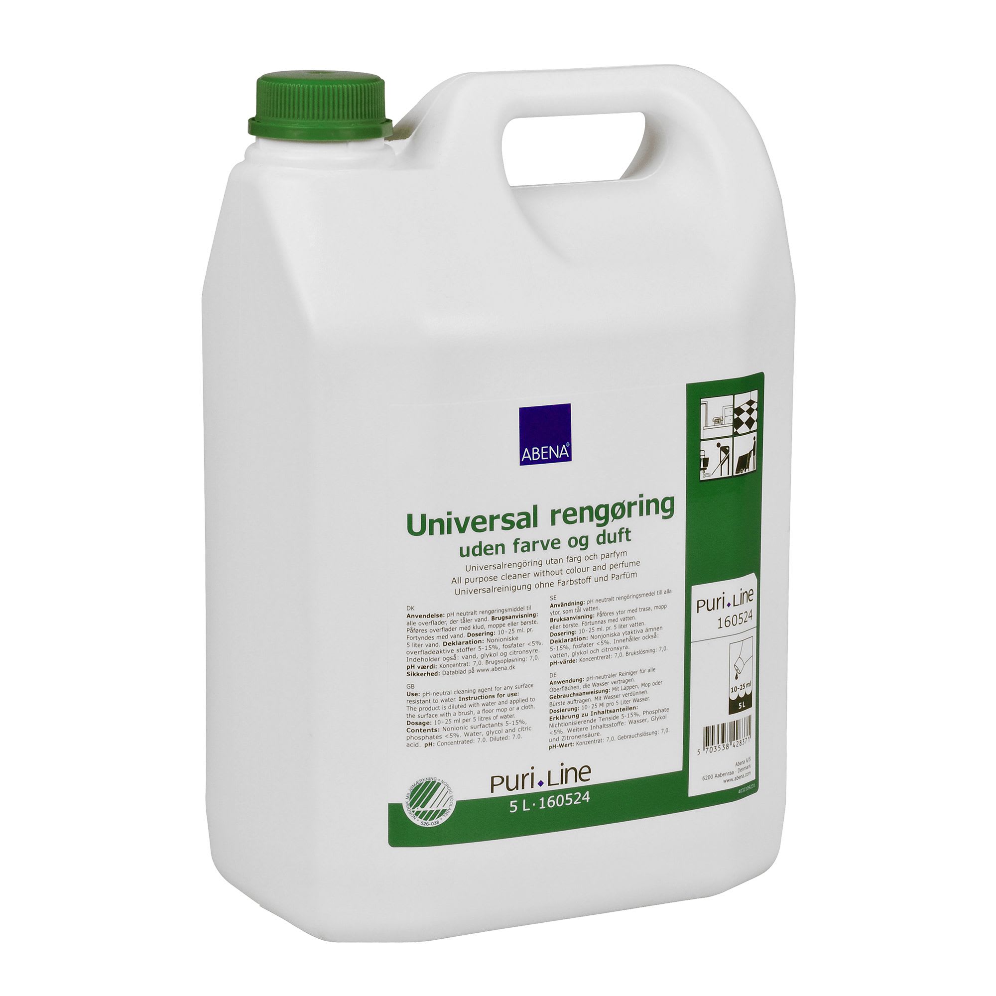 Rengjøring universal Abena 5l u/parfyme