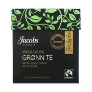 Te grønn m/sitron Jacobs, 15 pos