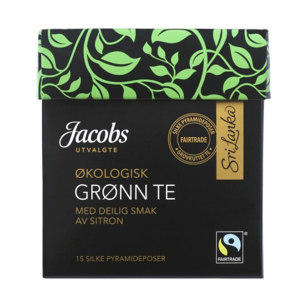 Te grønn m/sitron Jacobs, 15 pos