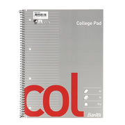 Collegeblokk A4 linjert 4hull