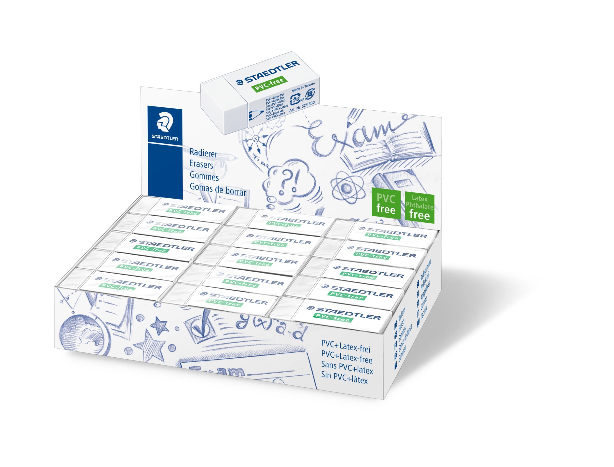 Viskelær PVC-free Staedtler 30pk.