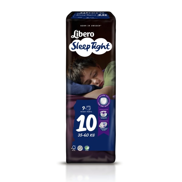 Bleie Libero Sleep Tight str 10