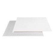 Pizzamellomlegg papp 30x30cm hvit