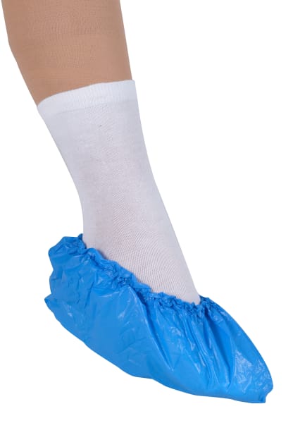 Skoovertrekk 41x15cm 50my blå XL