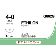 Sutur Ethilon 4-0 FS-2 45cm Grønn