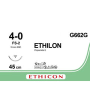 Sutur Ethilon 4-0 FS-2 45cm Grønn