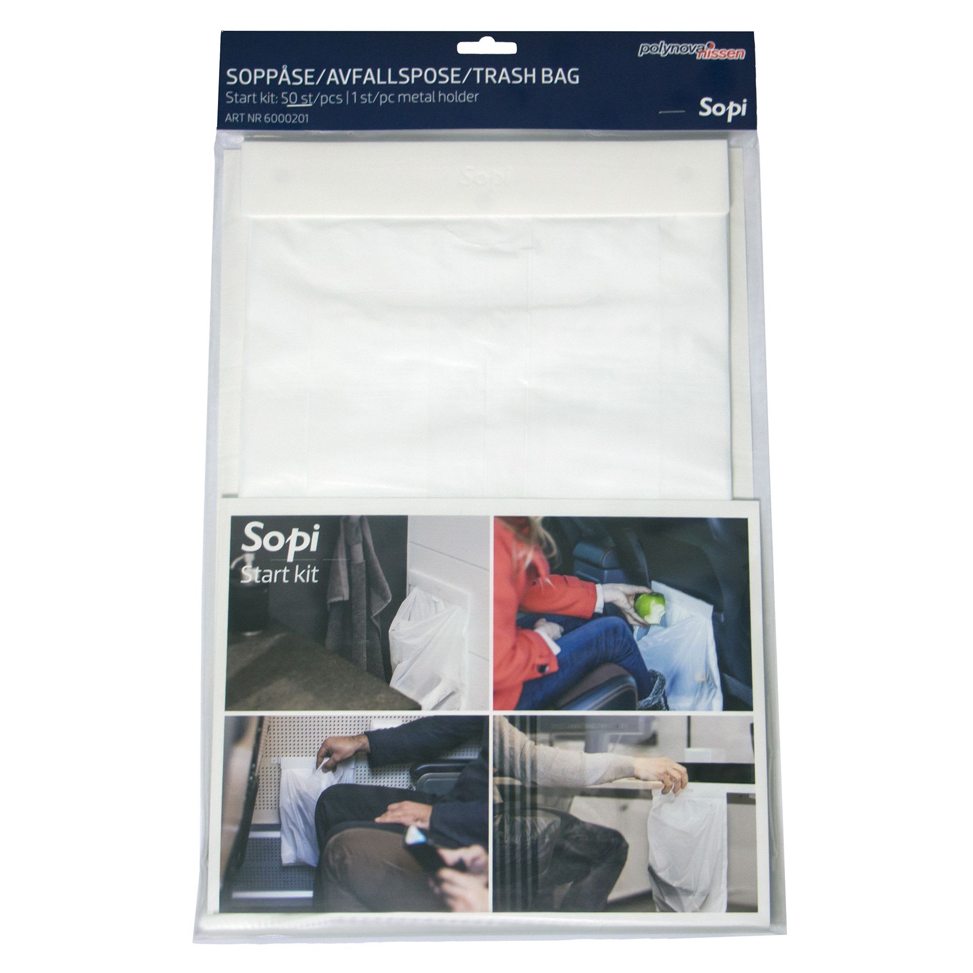 Avfallspose HD 22x36cm Sopi Startkit