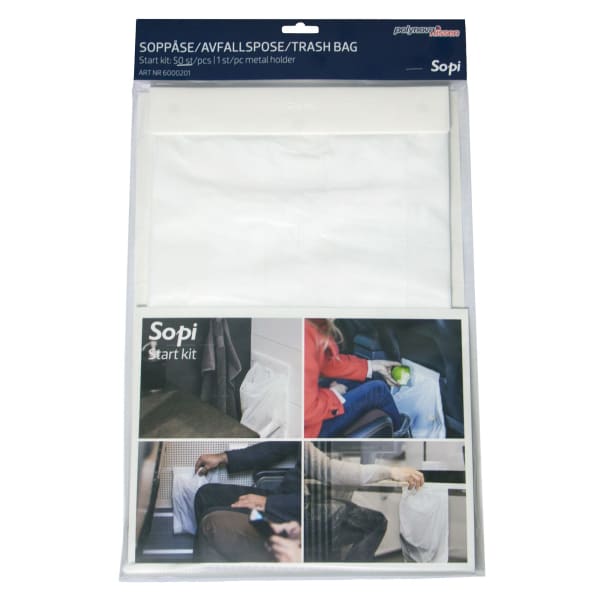Avfallspose HD 22x36cm Sopi Startkit