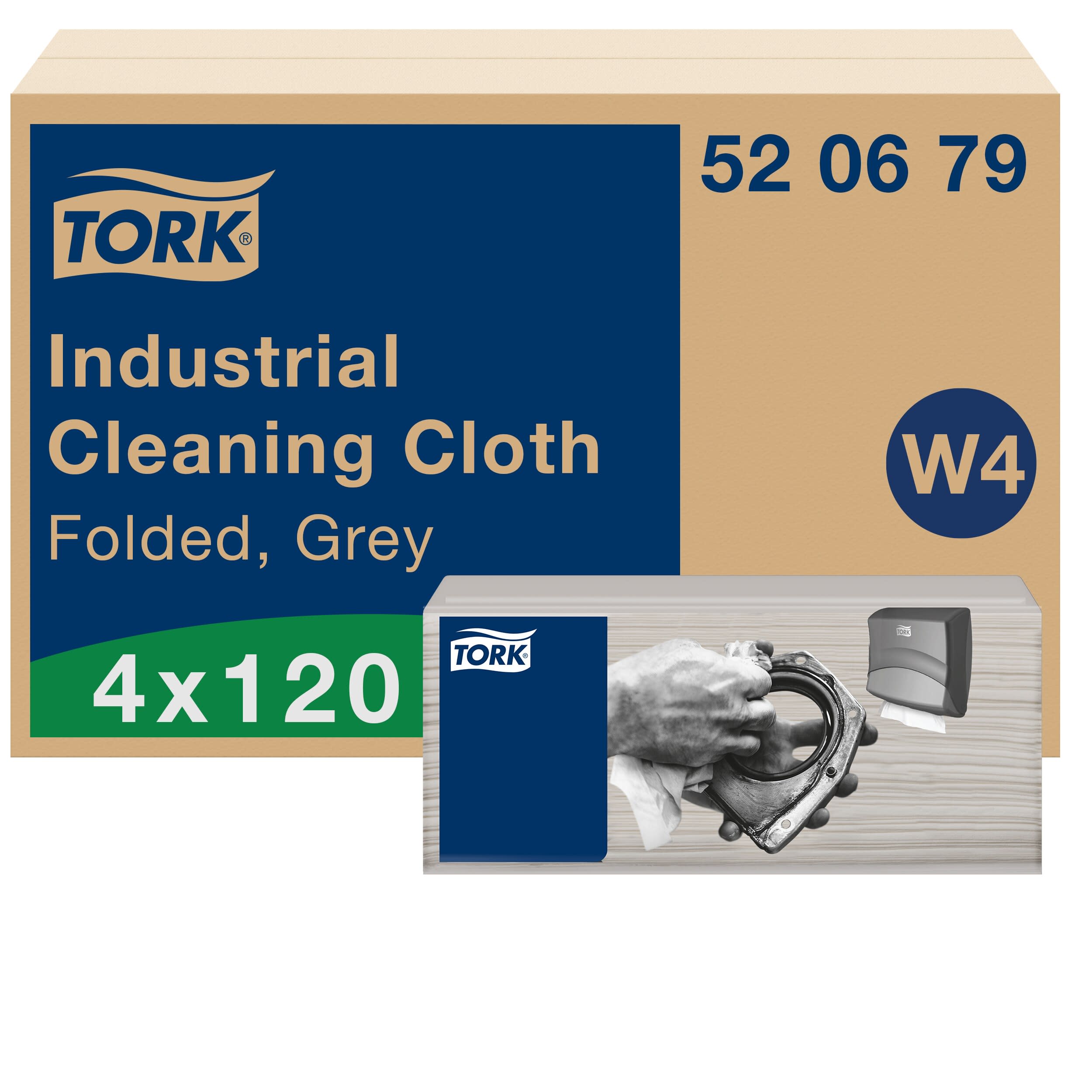 Industriklut Tork W4 grå