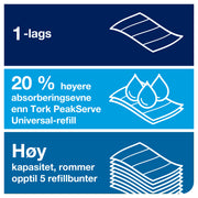 Håndtørk H5 Tork PeakServe Advanced 1l