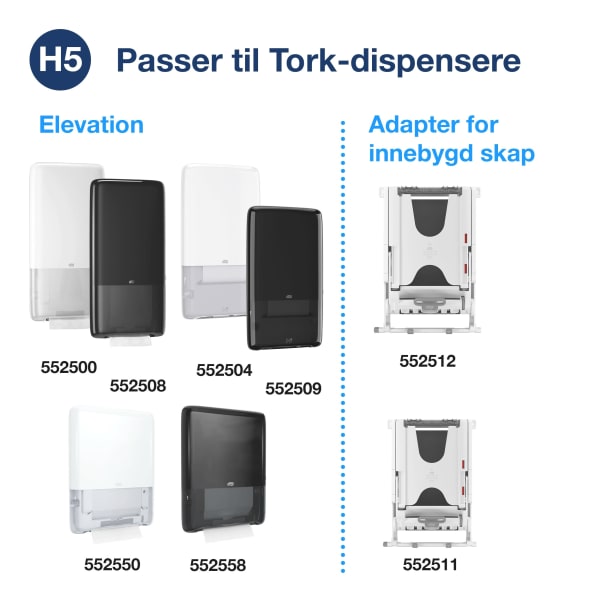 Håndtørk H5 Tork PeakServe Advanced 1l