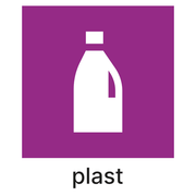 Etikett PV Plast 15x18cm