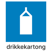 Etikett PV Drikkekartong 15x18cm