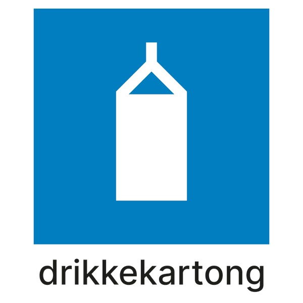 Etikett PV Drikkekartong 15x18cm