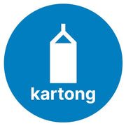 Etikett PV Kartong Ø15cm