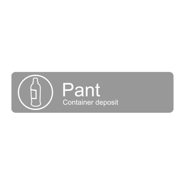 Etikett PU Pant 20x5cm