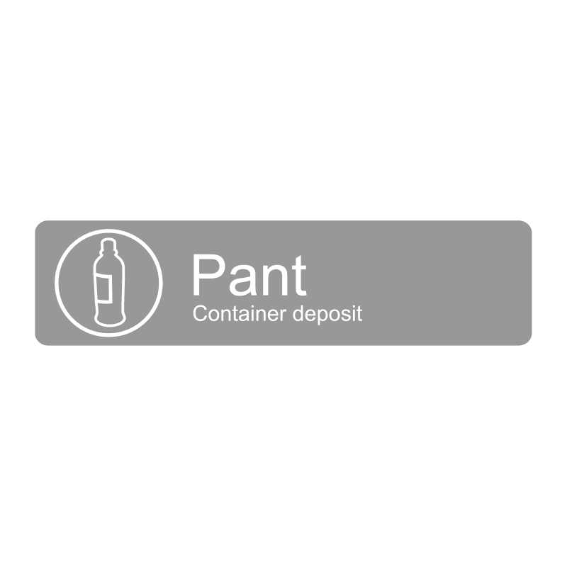Etikett PU Pant 20x5cm