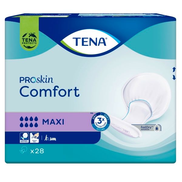 Bleie TENA comfort maxi pustende