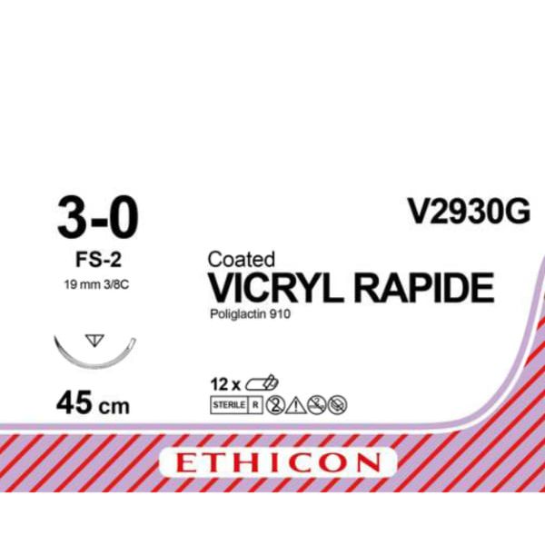 Sutur Vicryl Rapide 3-0 FS-2 45cm Ufarge