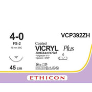 Sutur Vicryl Plus 4-0 FS-2 45cm Lilla