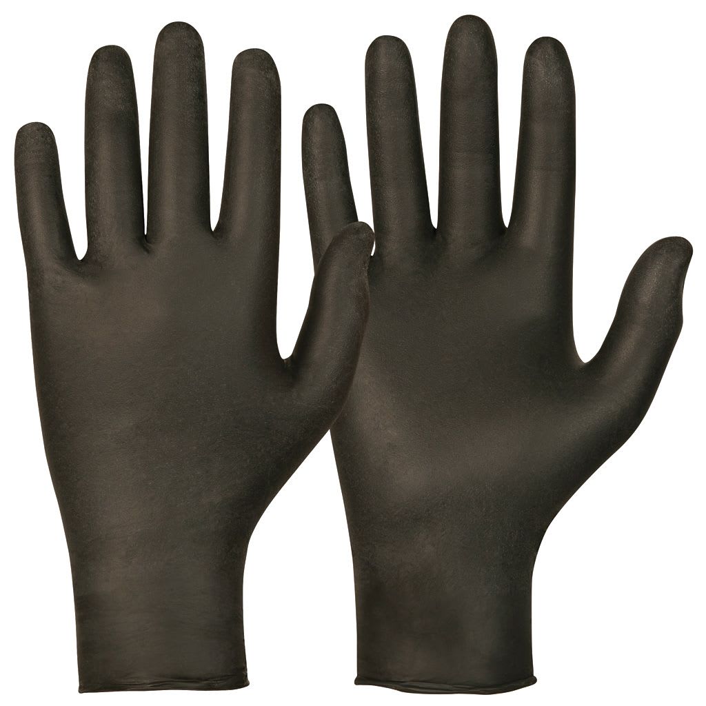 Hanske Nitril BlackHawk PF Svart M