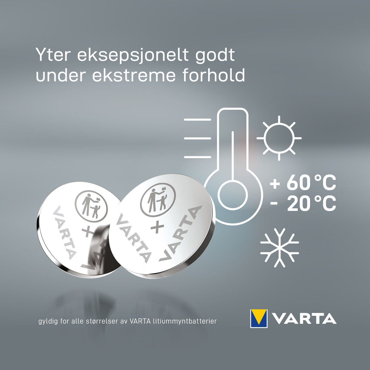 Batteri Varta lithium CR2450