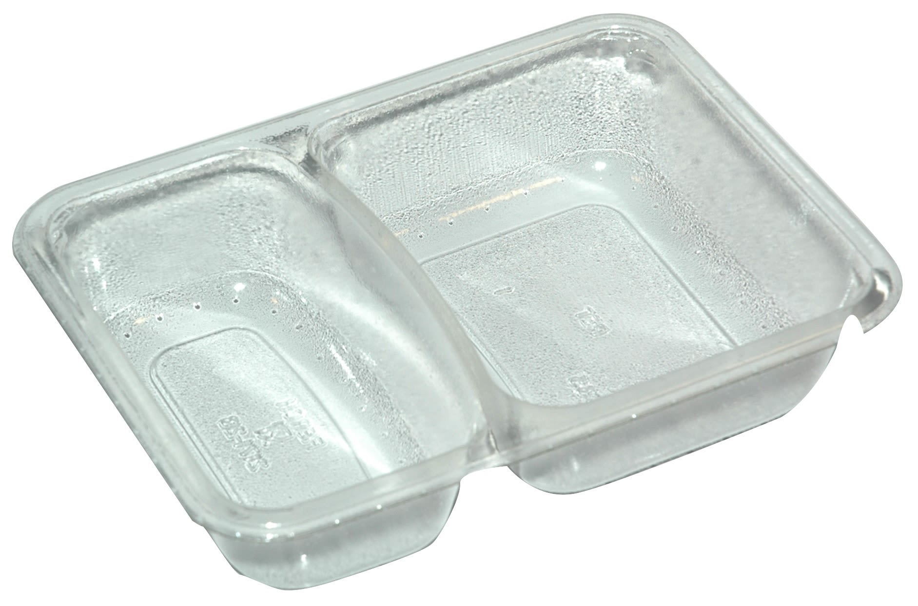 Enporsjonsform 2-rom 530ml klar APET