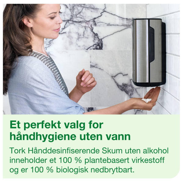 Hånddesinfeksjon Tork Skum S4 u/alkohol