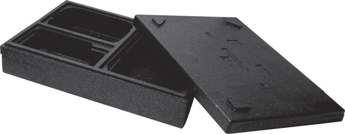 Transportkasse 455x320x105mm sort