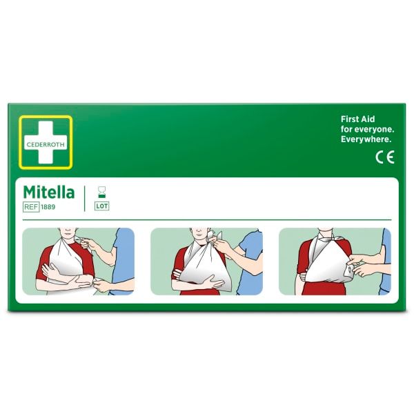 Trekanttørkle i eske, 2 stk