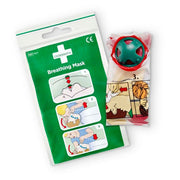 Pustemaske med tilbakeslagsventil