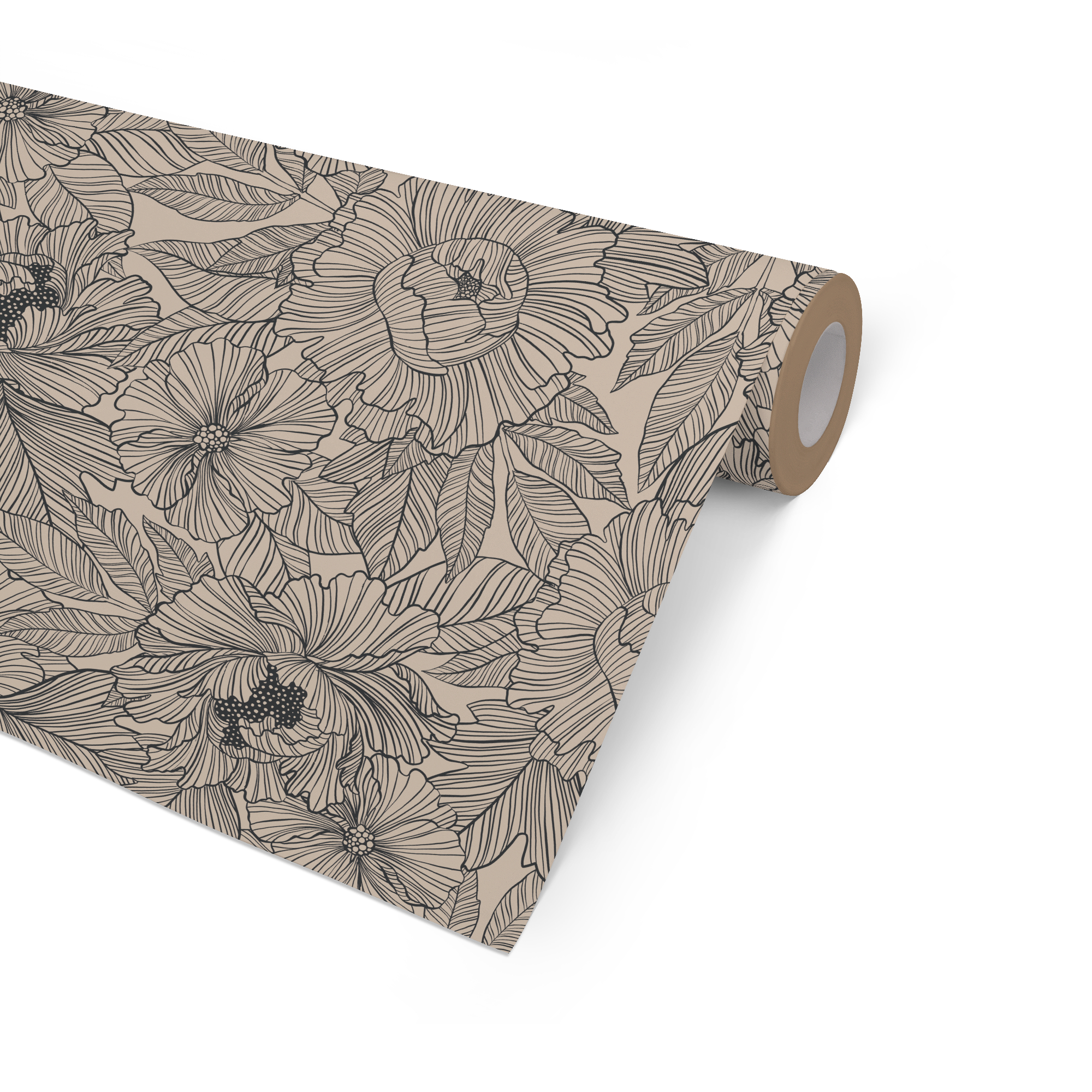 Gavepapir Marquet Flower 57cm x 154m