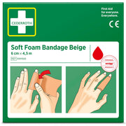 Plaster Soft Foam beige 6cmx4,5m
