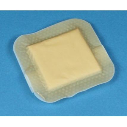 Bandasje skum silikon m/kant 7,5x7,5cm