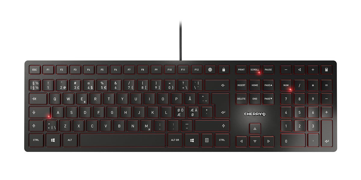 Tastatur Cherry KC 6000 Slim Sort