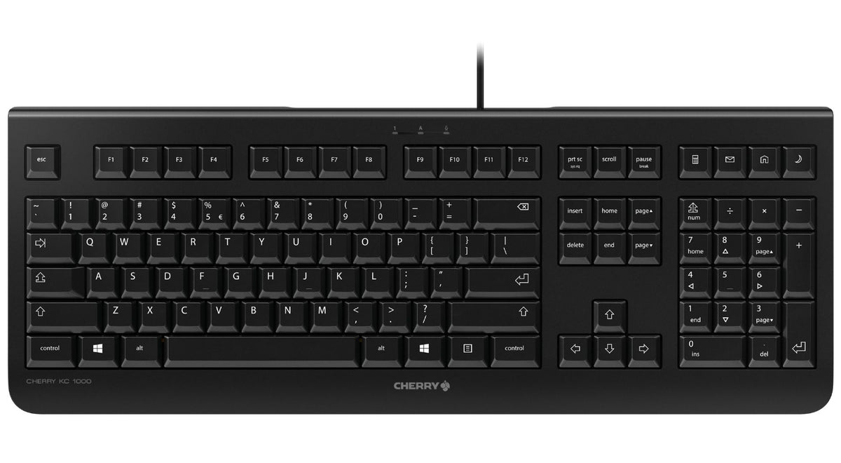 Tastatur Cherry KC 1000 Sort