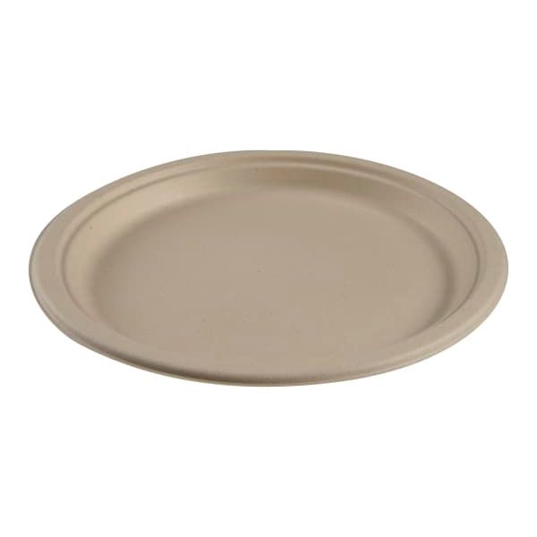 Tallerken bagasse flat 26cm
