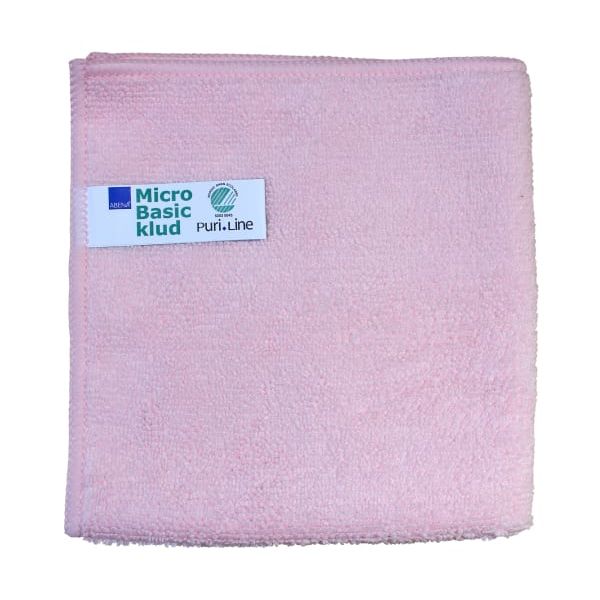Mikrofiberklut Abena Basic 32x32cm rød