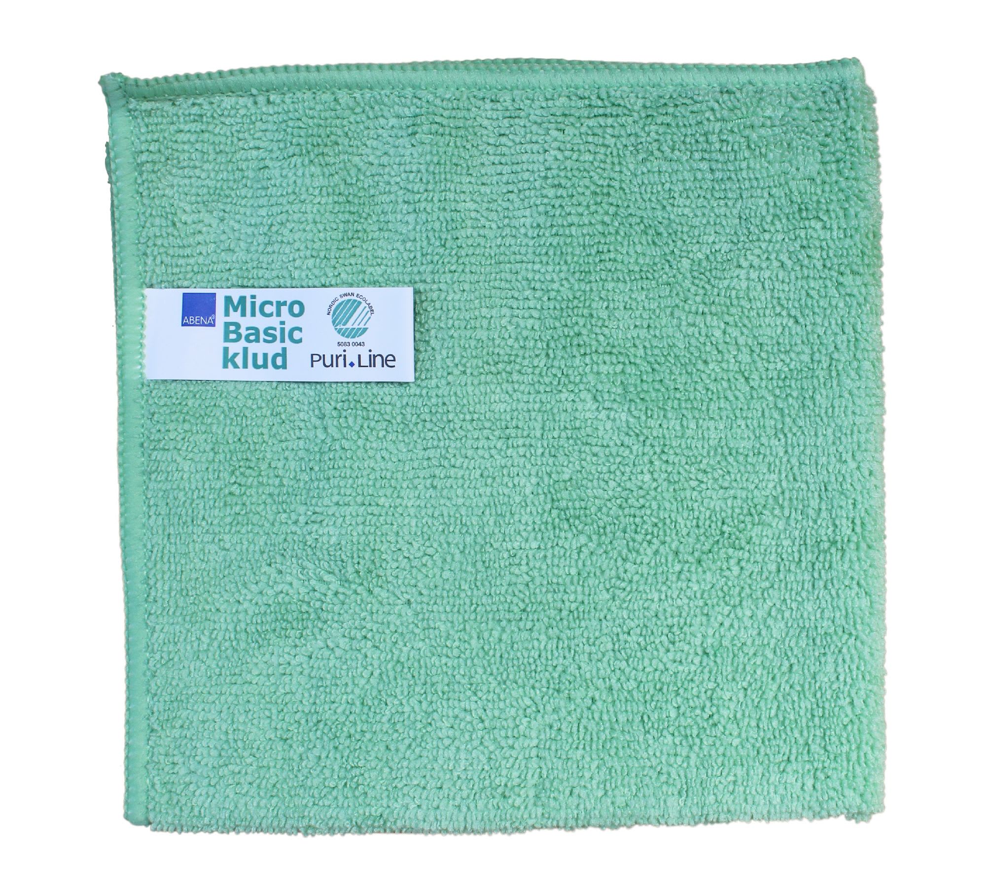 Mikrofiberklut Abena Basic 32x32cm grønn