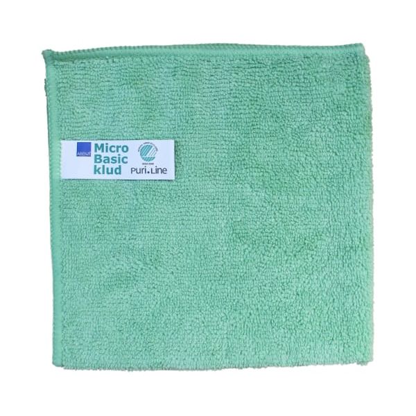 Mikrofiberklut Abena Basic 32x32cm grønn