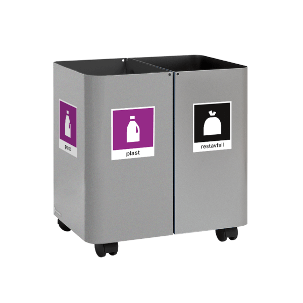 Kildesortering OSLO Duo plast og rest