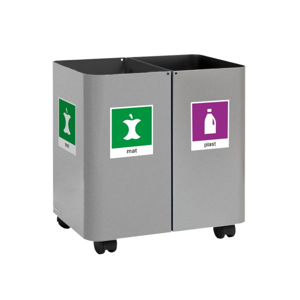 Kildesortering OSLO Duo mat og plast