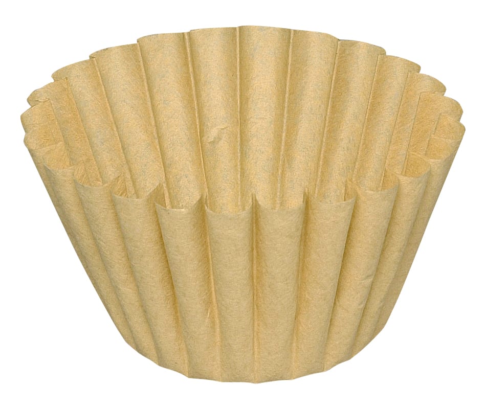 Kaffefilter 250/84-90mm ubleket