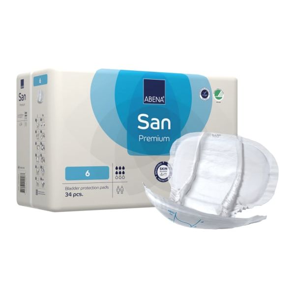 Bleie Abena San 6 Premium lyseblå