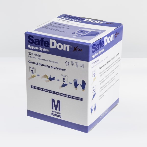 Hanske Nitril Safedon 270mm  L blå