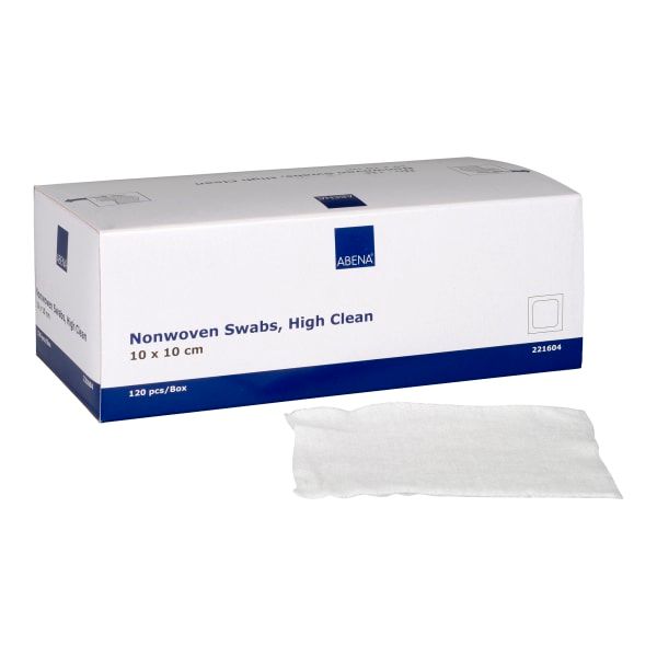 Kompress N.W 10X10cm hvit usteril m/boks