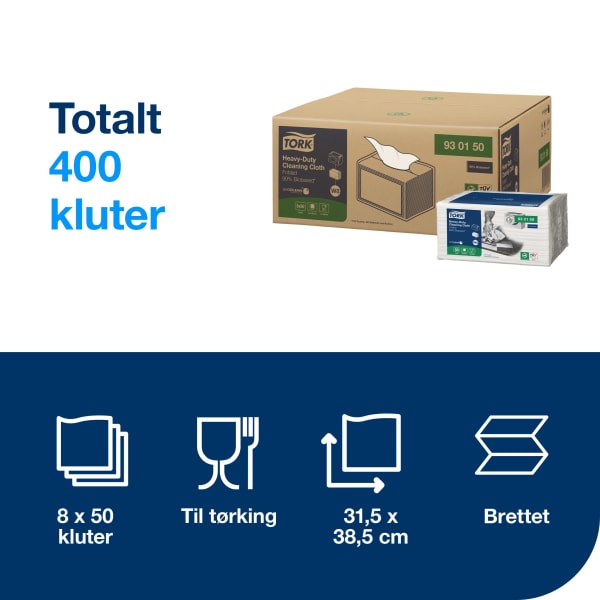 Industriklut Tork Ekstra sterk 99% bio